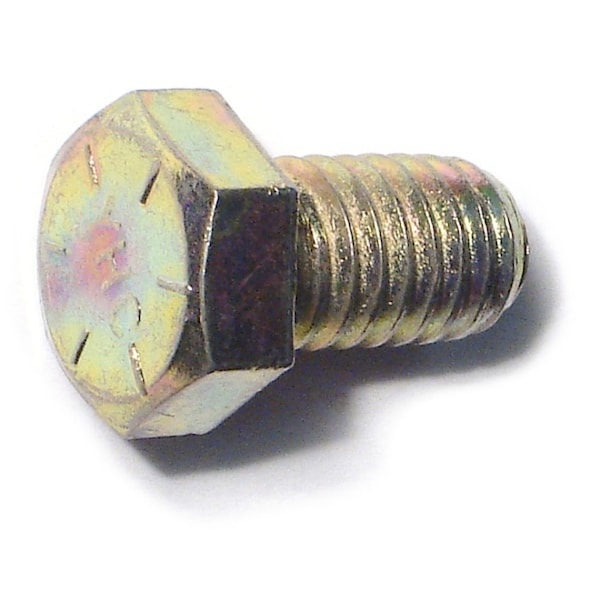 Midwest Fastener Grade 8, 3/8"-16 Hex Head Cap Screw, Zinc Yellow Steel, 5/8 in L, 50 PK 51608 - main